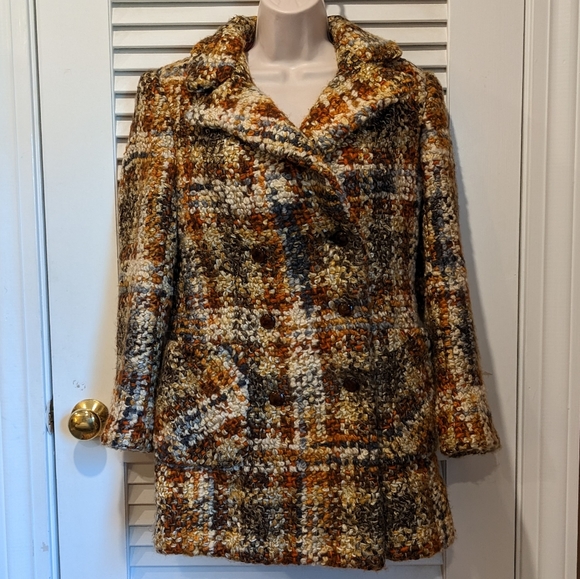 Vintage Chunky Weave Coat - Picture 1 of 11